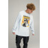 Світшот чоловічий OVERSIZE /no flis/