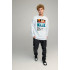 Світшот чоловічий OVERSIZE /no flis/