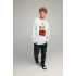 Світшот чоловічий OVERSIZE /no flis/