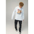 Світшот чоловічий OVERSIZE /no flis/