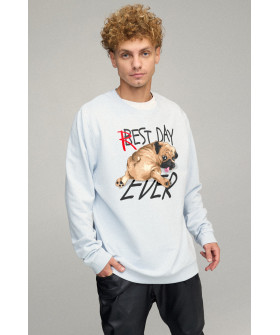 Світшот чоловічий OVERSIZE /no flis/