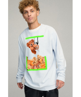 Світшот чоловічий OVERSIZE /no flis/