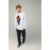 Sweatshirt men's OVERSIZE /no flis/