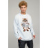 Sweatshirt men's OVERSIZE /no flis/