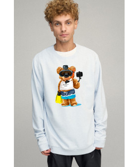 Світшот чоловічий OVERSIZE /no flis/