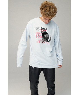 Світшот чоловічий OVERSIZE /no flis/