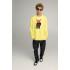 Sweatshirt men's OVERSIZE /no flis/