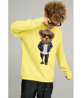 Sweatshirt men's OVERSIZE /no flis/
