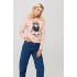 Women's sweatshirt basic /no flis/