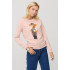 Women's sweatshirt basic /no flis/