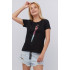 Basic T-shirt / breathable print /