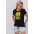 Basic T-shirt / breathable print /