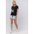 Basic T-shirt / breathable print /