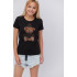 Basic T-shirt / breathable print /