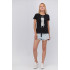Basic T-shirt / breathable print /