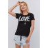 Basic T-shirt / breathable print /