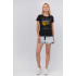 Basic T-shirt / breathable print /