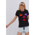 Basic T-shirt / breathable print /