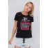 Basic T-shirt / breathable print /