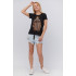 Basic T-shirt / breathable print /