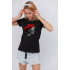 Basic T-shirt / breathable print /