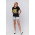 Basic T-shirt / breathable print /