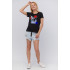 Basic T-shirt / breathable print /