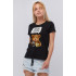 Basic T-shirt / breathable print /