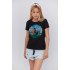 Basic T-shirt / breathable print /