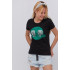 Basic T-shirt / breathable print /