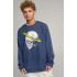 Світшот чоловічий OVERSIZE /no flis/