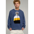 Світшот чоловічий OVERSIZE /no flis/