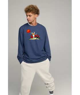 Світшот чоловічий OVERSIZE /no flis/