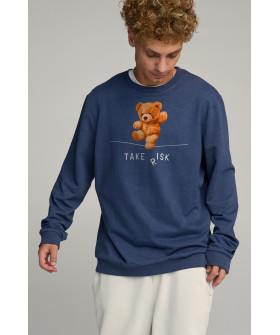Світшот чоловічий OVERSIZE /no flis/