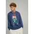 Свитшот мужской OVERSIZE /no flis/