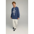 Світшот чоловічий OVERSIZE /no flis/