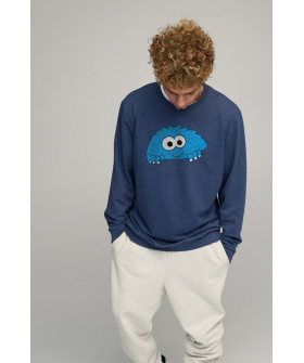 Sweatshirt men's OVERSIZE /no flis/