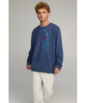 Свитшот мужской OVERSIZE /no flis/