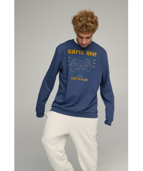 Світшот чоловічий OVERSIZE /no flis/