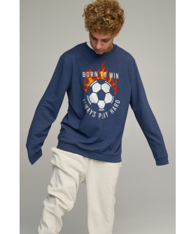 Світшот чоловічий OVERSIZE /no flis/