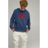Sweatshirt men's OVERSIZE /no flis/