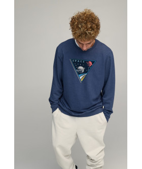 Світшот чоловічий OVERSIZE /no flis/