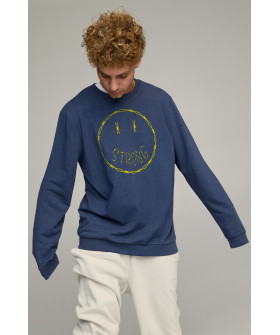 Sweatshirt men's OVERSIZE /no flis/