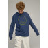 Sweatshirt men's OVERSIZE /no flis/