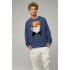 Sweatshirt men's OVERSIZE /no flis/