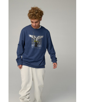 Свитшот мужской OVERSIZE /no flis/