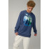 Світшот чоловічий OVERSIZE /no flis/
