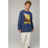 Sweatshirt men's OVERSIZE /no flis/