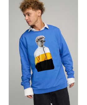 Світшот чоловічий OVERSIZE /no flis/