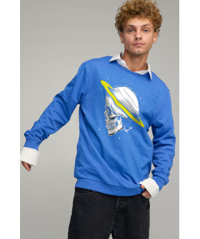 Світшот чоловічий OVERSIZE /no flis/